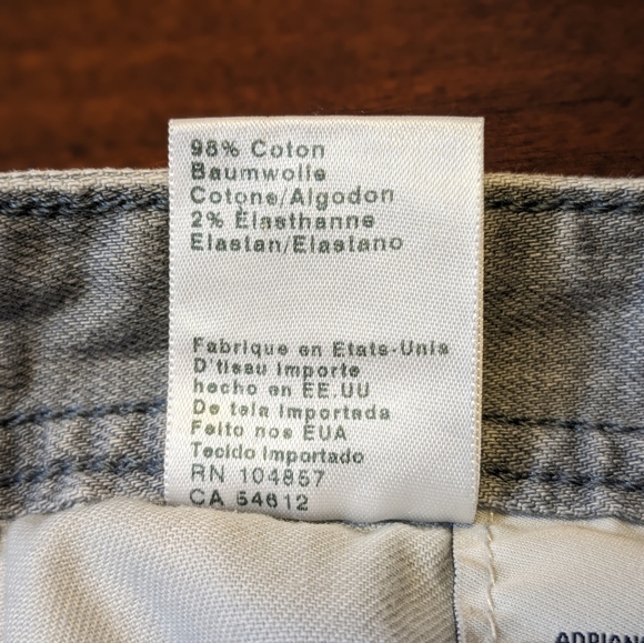 AG Adriano Goldschied - The Graduate - Tailored Leg Gray Pant- 31x34 MADE IN USA - Picture 14 of 16